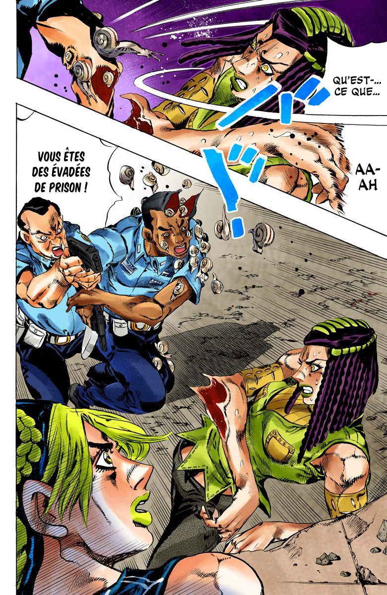 Read JoJo's Bizarre Adventure Part 6 Stone Ocean Official Colored FR Manga Online