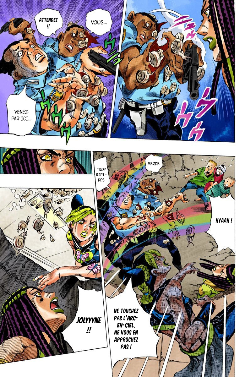Read JoJo's Bizarre Adventure Part 6 Stone Ocean Official Colored FR Manga Online