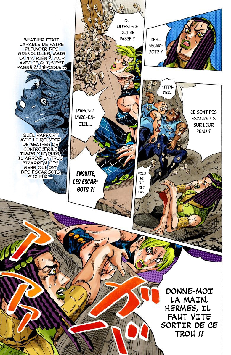 Read JoJo's Bizarre Adventure Part 6 Stone Ocean Official Colored FR Manga Online