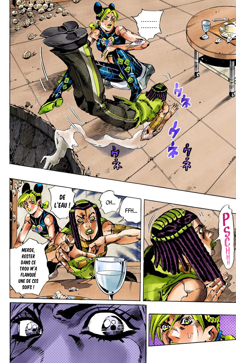 Read JoJo's Bizarre Adventure Part 6 Stone Ocean Official Colored FR Manga Online