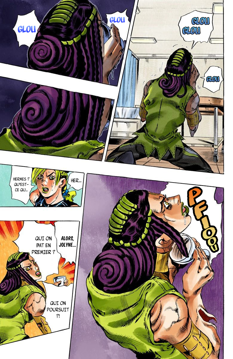 Read JoJo's Bizarre Adventure Part 6 Stone Ocean Official Colored FR Manga Online