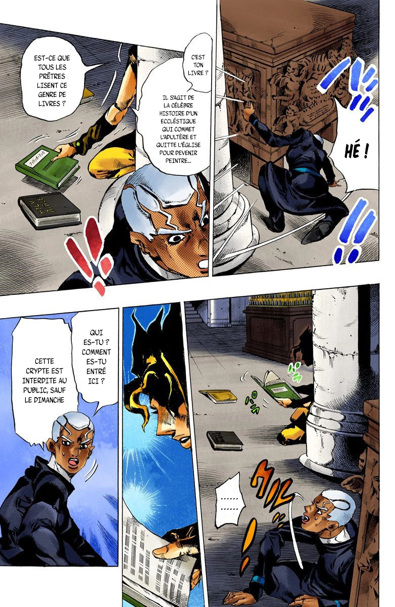 Read JoJo's Bizarre Adventure Part 6 Stone Ocean Official Colored FR Manga Online