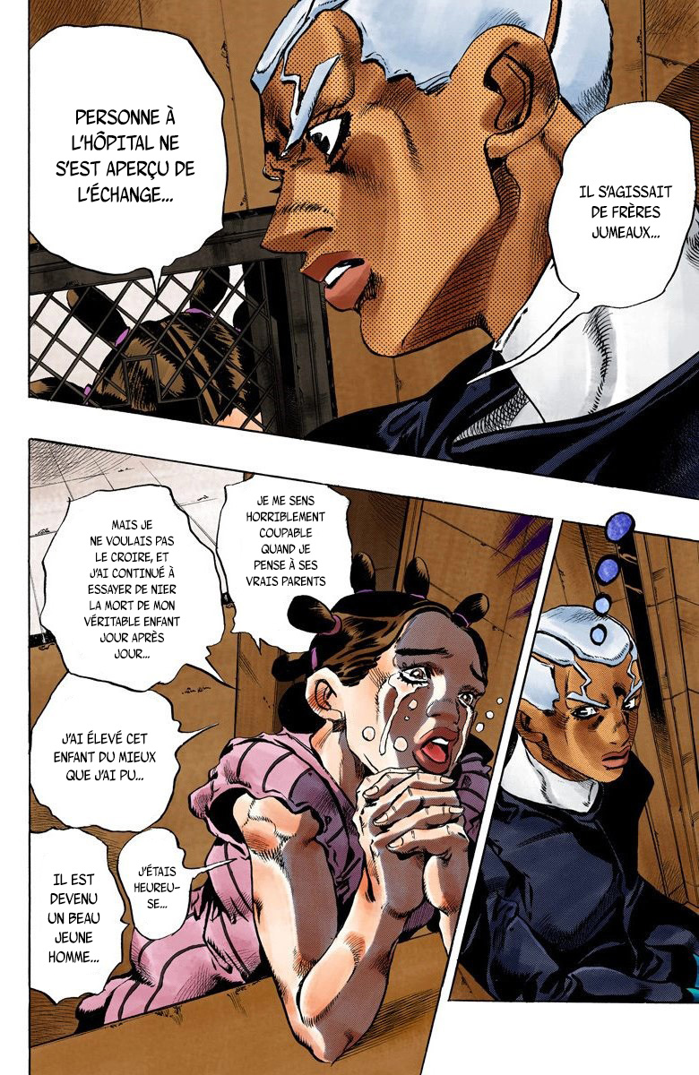 Read JoJo's Bizarre Adventure Part 6 Stone Ocean Official Colored FR Manga Online