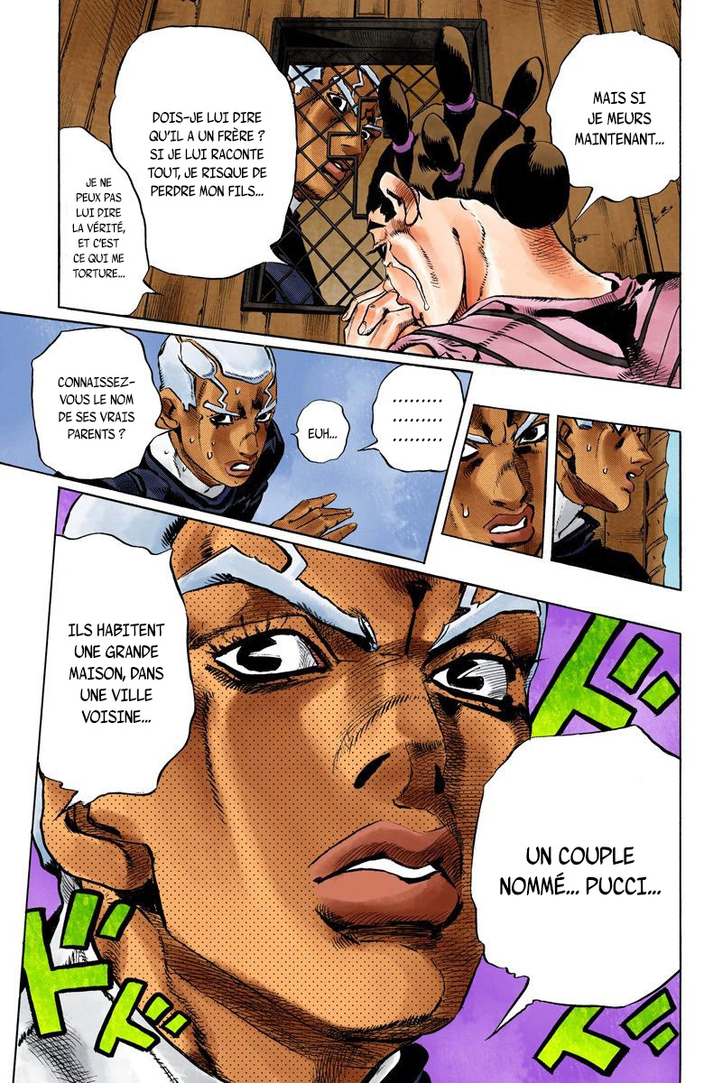 Read JoJo's Bizarre Adventure Part 6 Stone Ocean Official Colored FR Manga Online