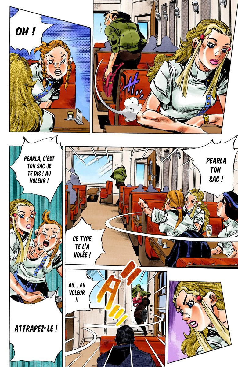 Read JoJo's Bizarre Adventure Part 6 Stone Ocean Official Colored FR Manga Online