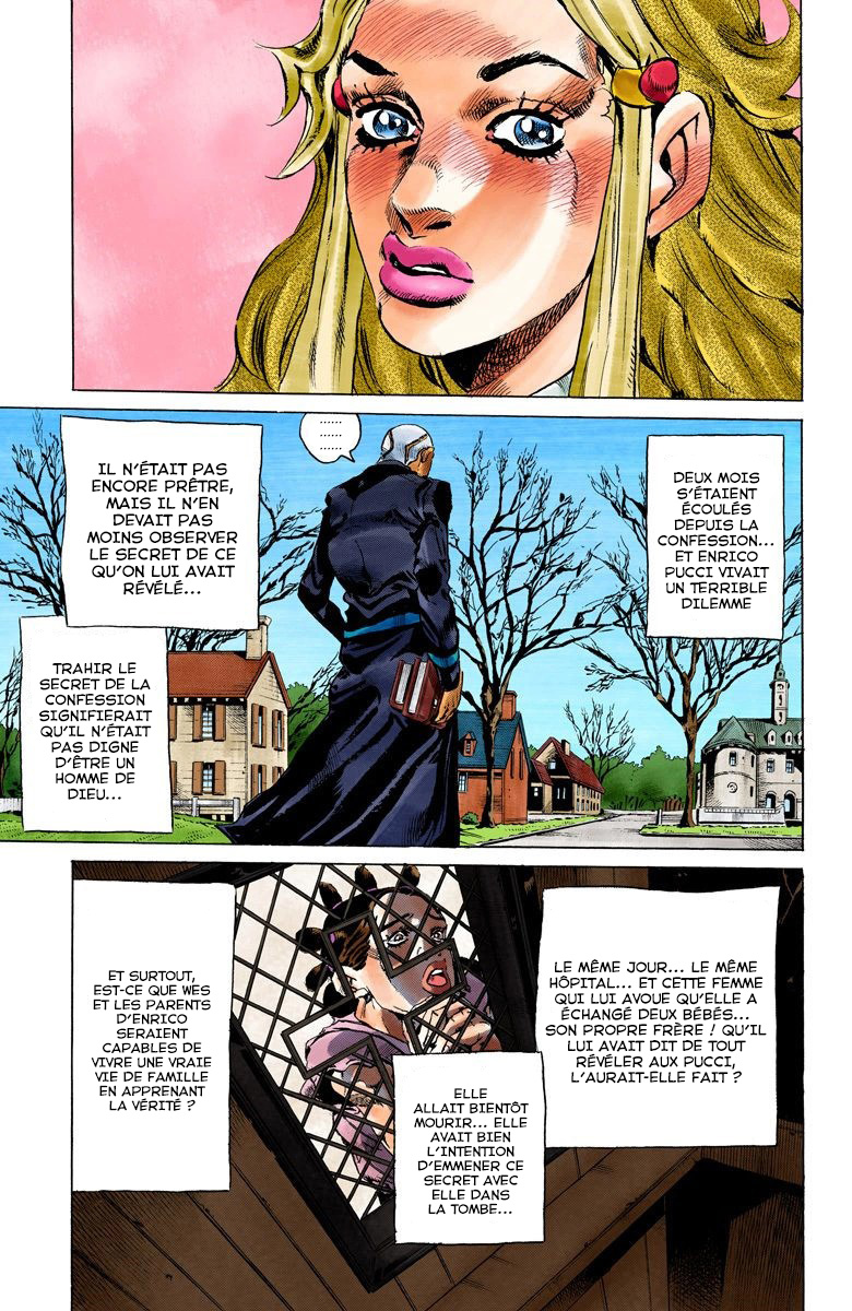 Read JoJo's Bizarre Adventure Part 6 Stone Ocean Official Colored FR Manga Online