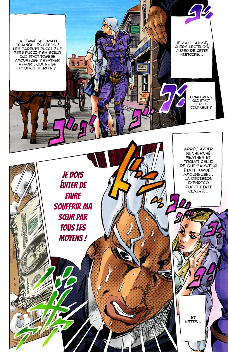 Read JoJo's Bizarre Adventure Part 6 Stone Ocean Official Colored FR Manga Online