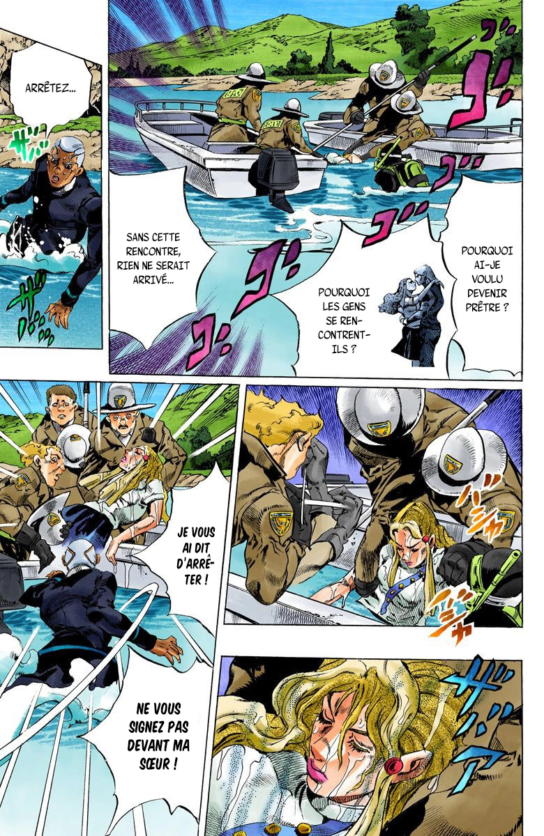 Read JoJo's Bizarre Adventure Part 6 Stone Ocean Official Colored FR Manga Online