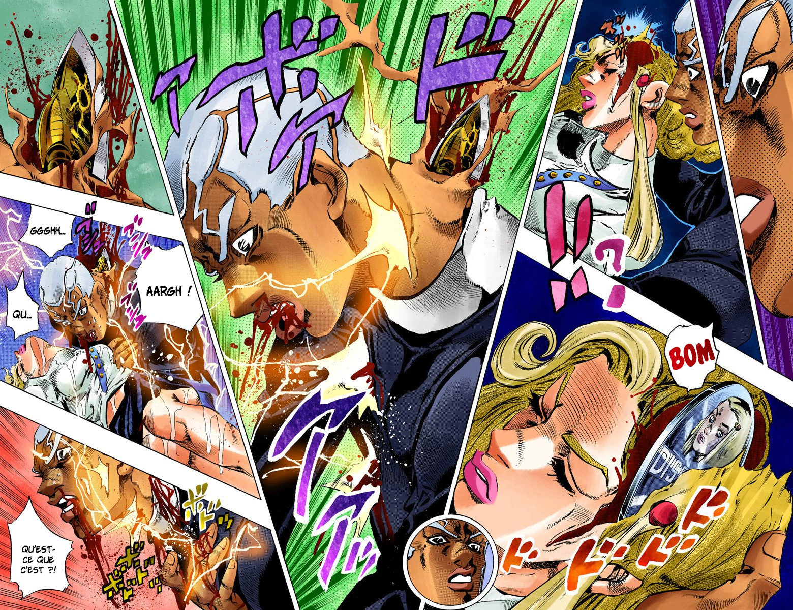 Read JoJo's Bizarre Adventure Part 6 Stone Ocean Official Colored FR Manga Online