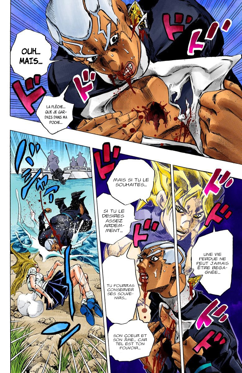 Read JoJo's Bizarre Adventure Part 6 Stone Ocean Official Colored FR Manga Online