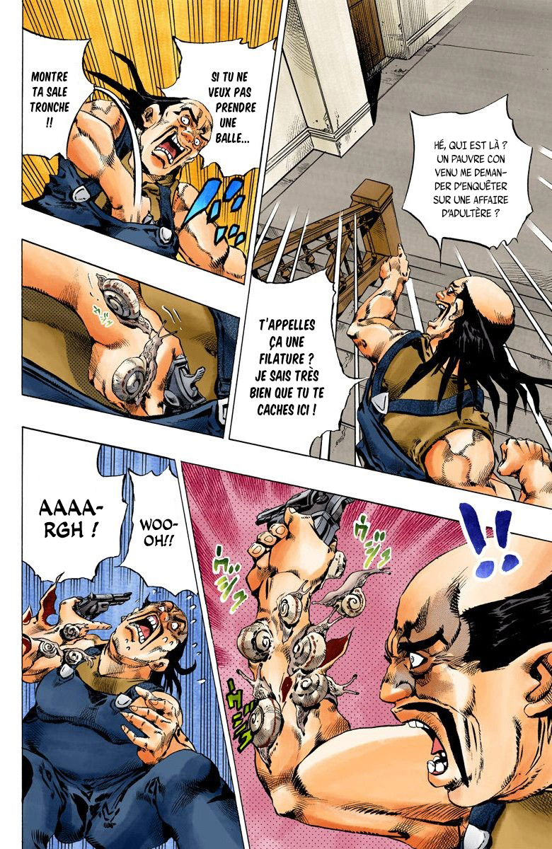 Read JoJo's Bizarre Adventure Part 6 Stone Ocean Official Colored FR Manga Online
