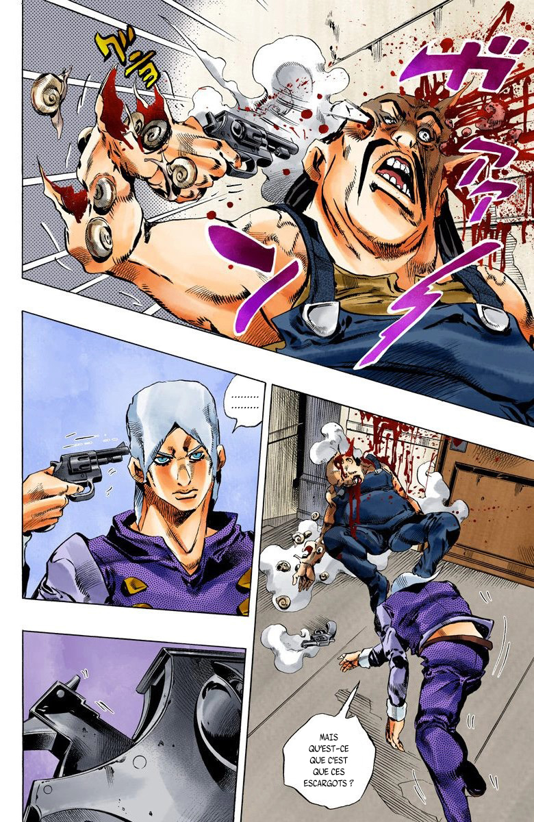 Read JoJo's Bizarre Adventure Part 6 Stone Ocean Official Colored FR Manga Online