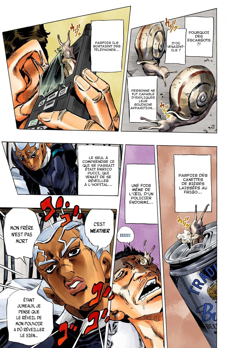 Read JoJo's Bizarre Adventure Part 6 Stone Ocean Official Colored FR Manga Online