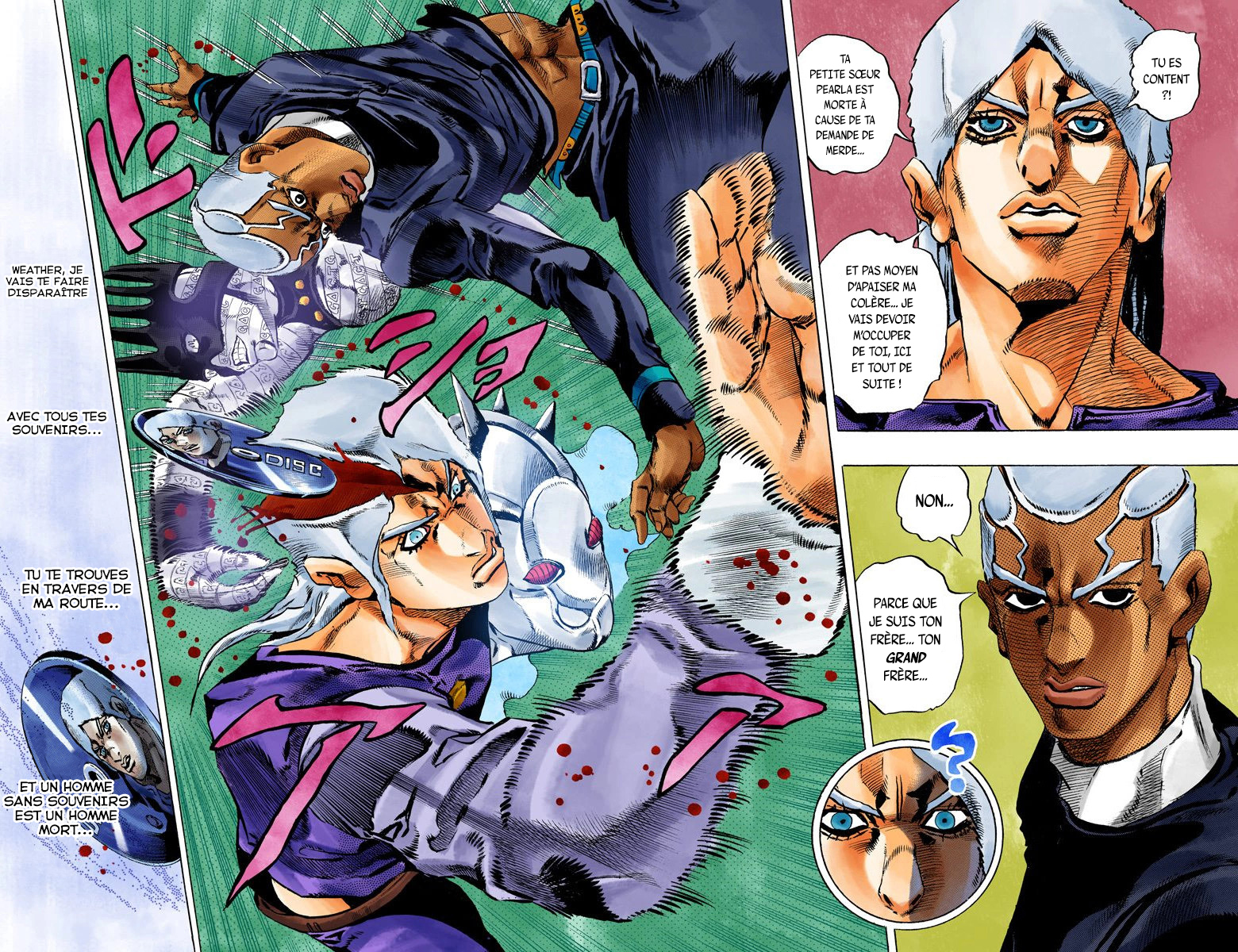 Read JoJo's Bizarre Adventure Part 6 Stone Ocean Official Colored FR Manga Online