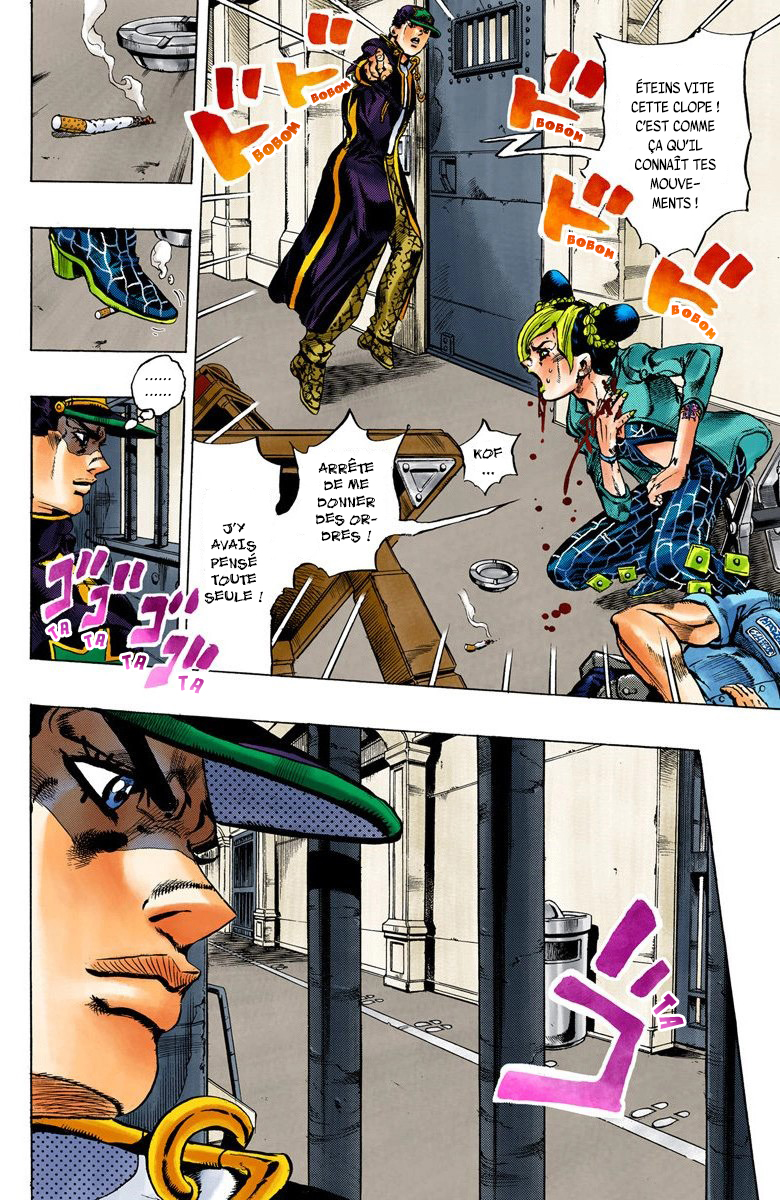 Read JoJo's Bizarre Adventure Part 6 Stone Ocean Official Colored FR Manga Online