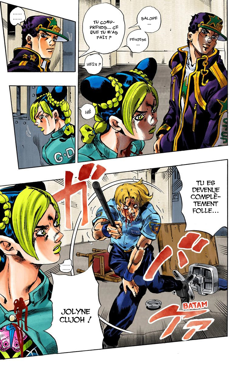 Read JoJo's Bizarre Adventure Part 6 Stone Ocean Official Colored FR Manga Online
