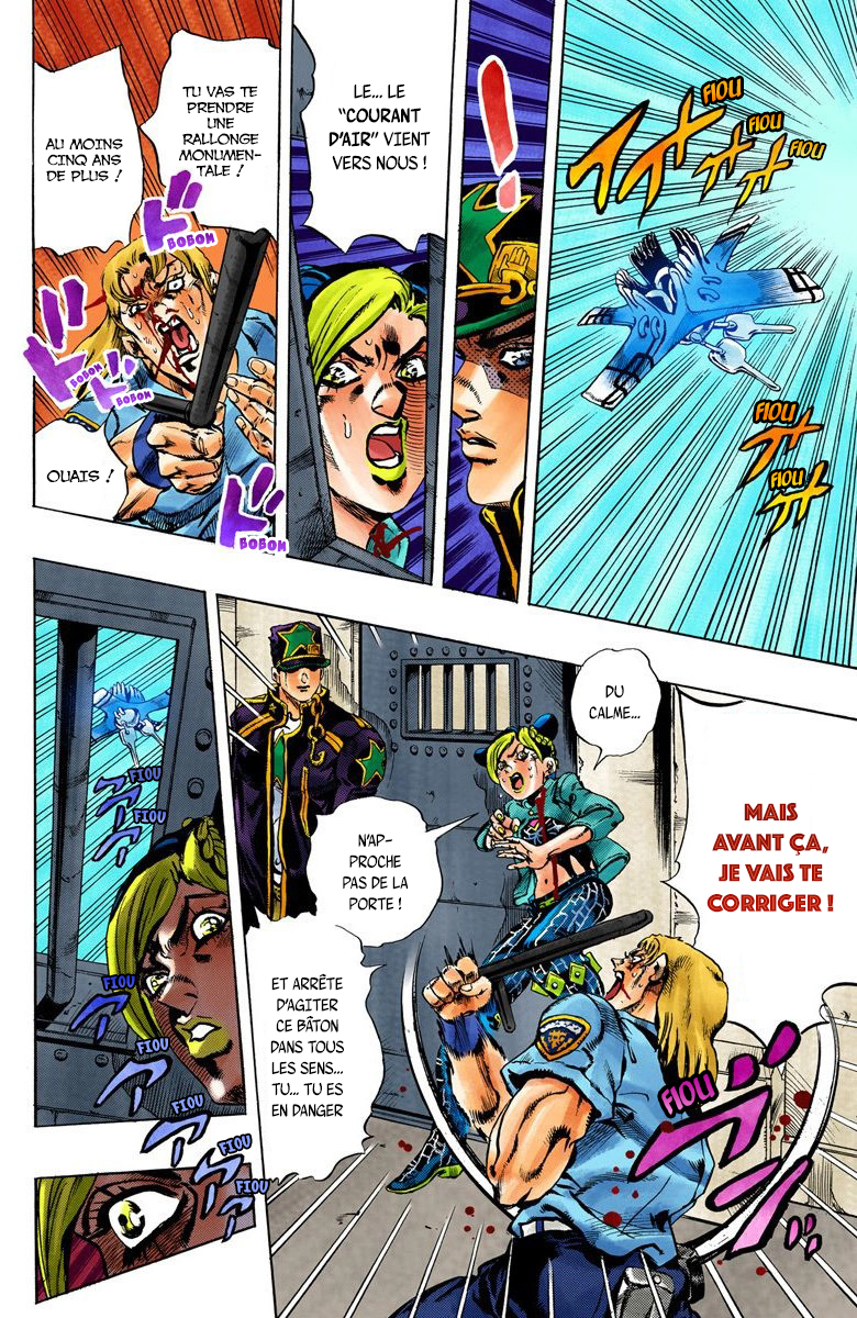 Read JoJo's Bizarre Adventure Part 6 Stone Ocean Official Colored FR Manga Online