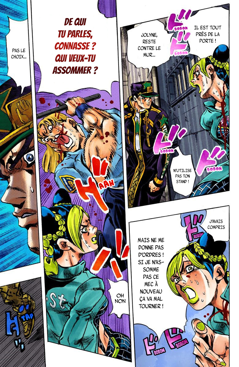Read JoJo's Bizarre Adventure Part 6 Stone Ocean Official Colored FR Manga Online