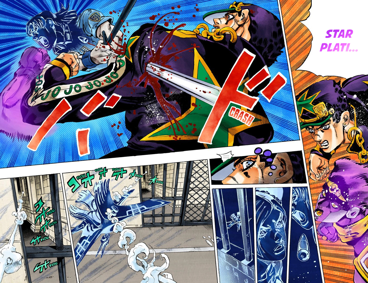 Read JoJo's Bizarre Adventure Part 6 Stone Ocean Official Colored FR Manga Online