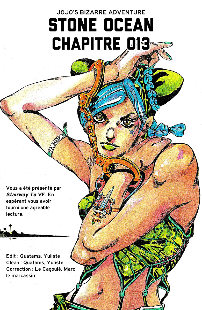 Read JoJo's Bizarre Adventure Part 6 Stone Ocean Official Colored FR Manga Online