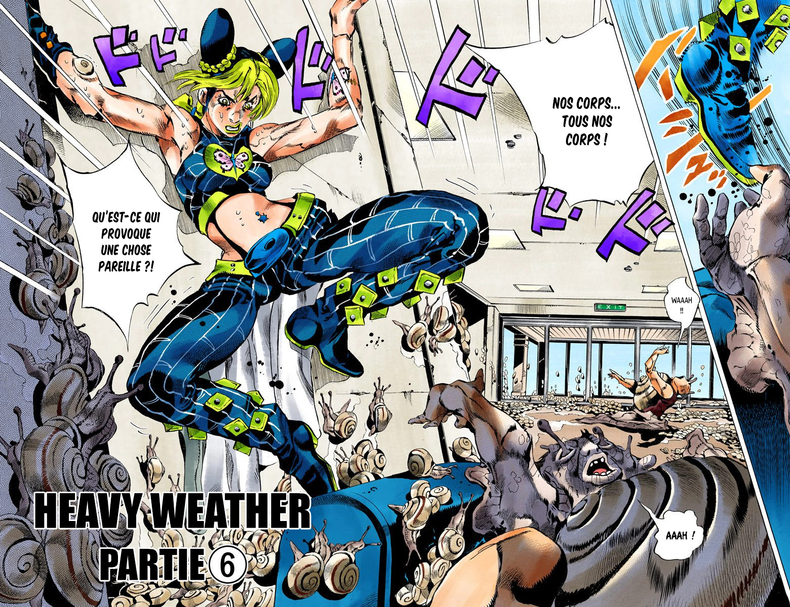 Read JoJo's Bizarre Adventure Part 6 Stone Ocean Official Colored FR Manga Online