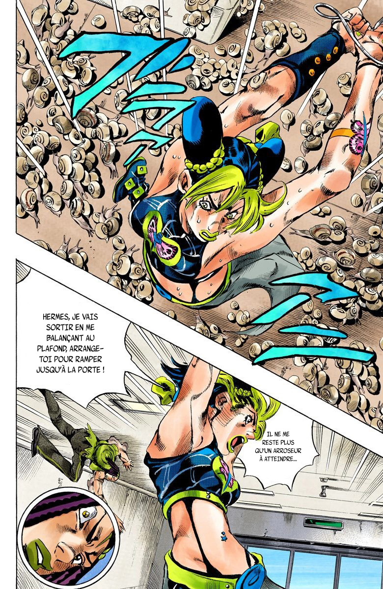Read JoJo's Bizarre Adventure Part 6 Stone Ocean Official Colored FR Manga Online