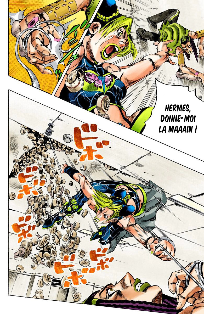 Read JoJo's Bizarre Adventure Part 6 Stone Ocean Official Colored FR Manga Online