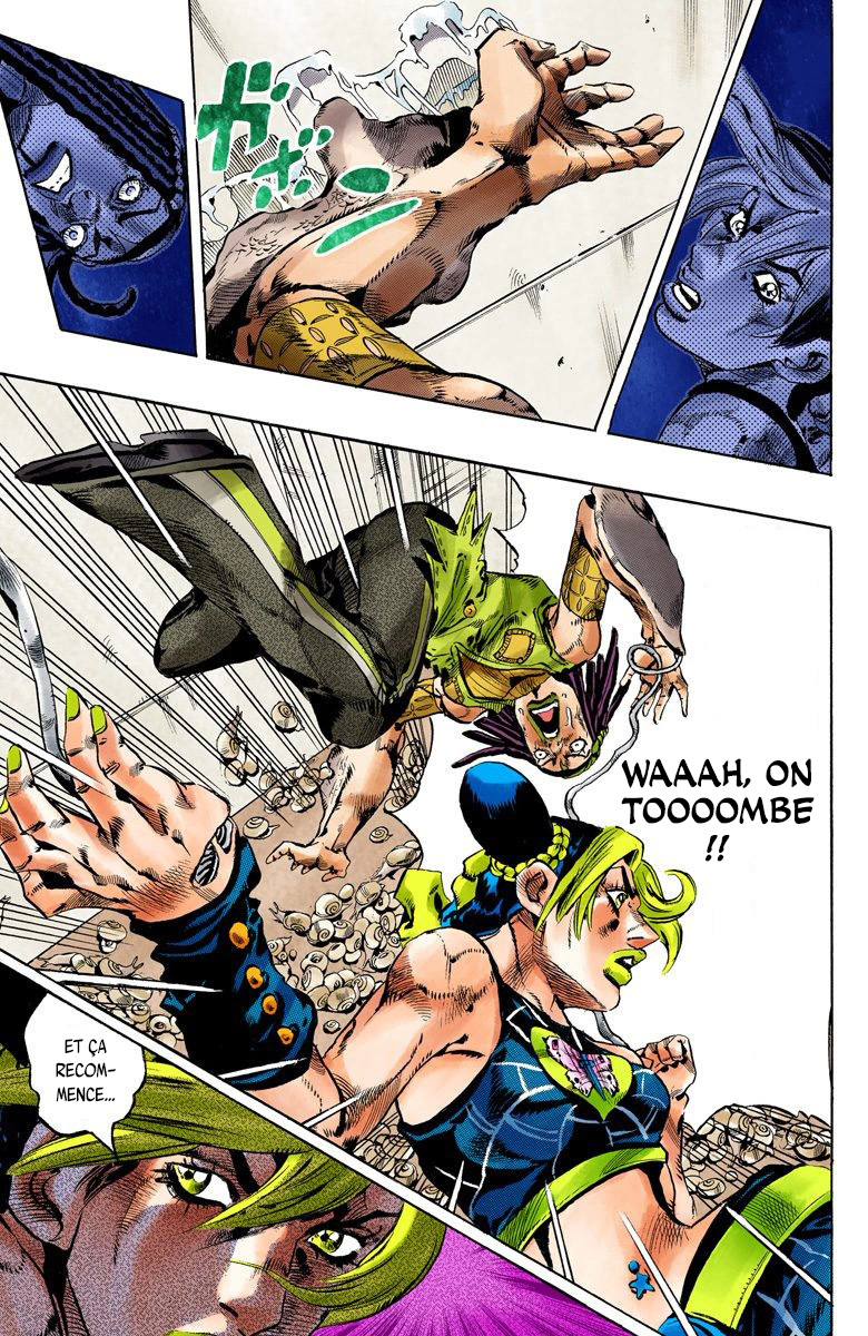 Read JoJo's Bizarre Adventure Part 6 Stone Ocean Official Colored FR Manga Online