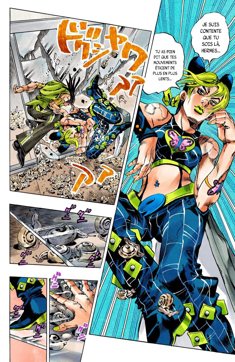 Read JoJo's Bizarre Adventure Part 6 Stone Ocean Official Colored FR Manga Online