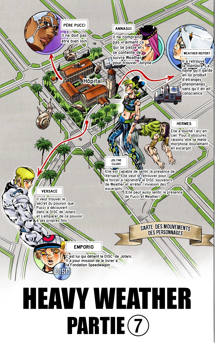 Read JoJo's Bizarre Adventure Part 6 Stone Ocean Official Colored FR Manga Online