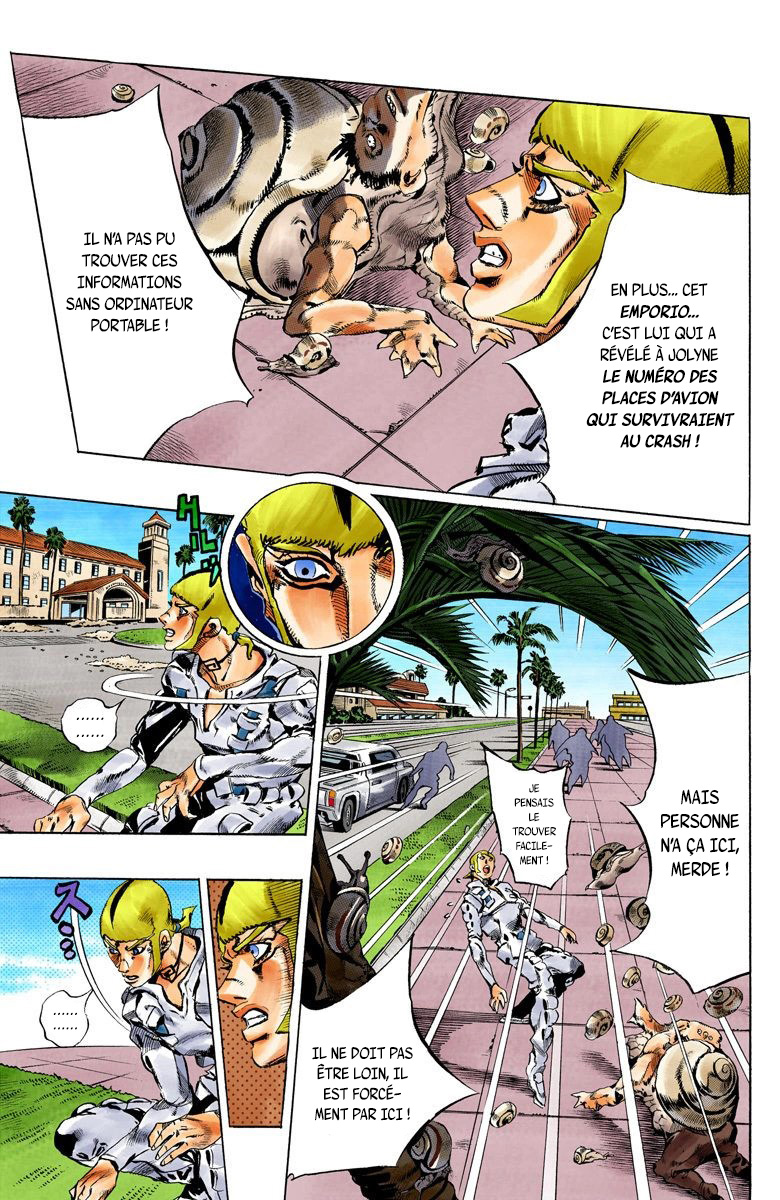 Read JoJo's Bizarre Adventure Part 6 Stone Ocean Official Colored FR Manga Online