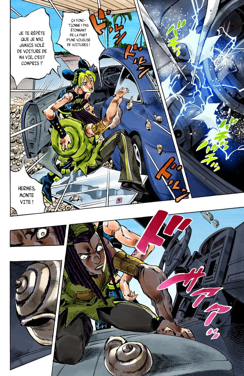 Read JoJo's Bizarre Adventure Part 6 Stone Ocean Official Colored FR Manga Online