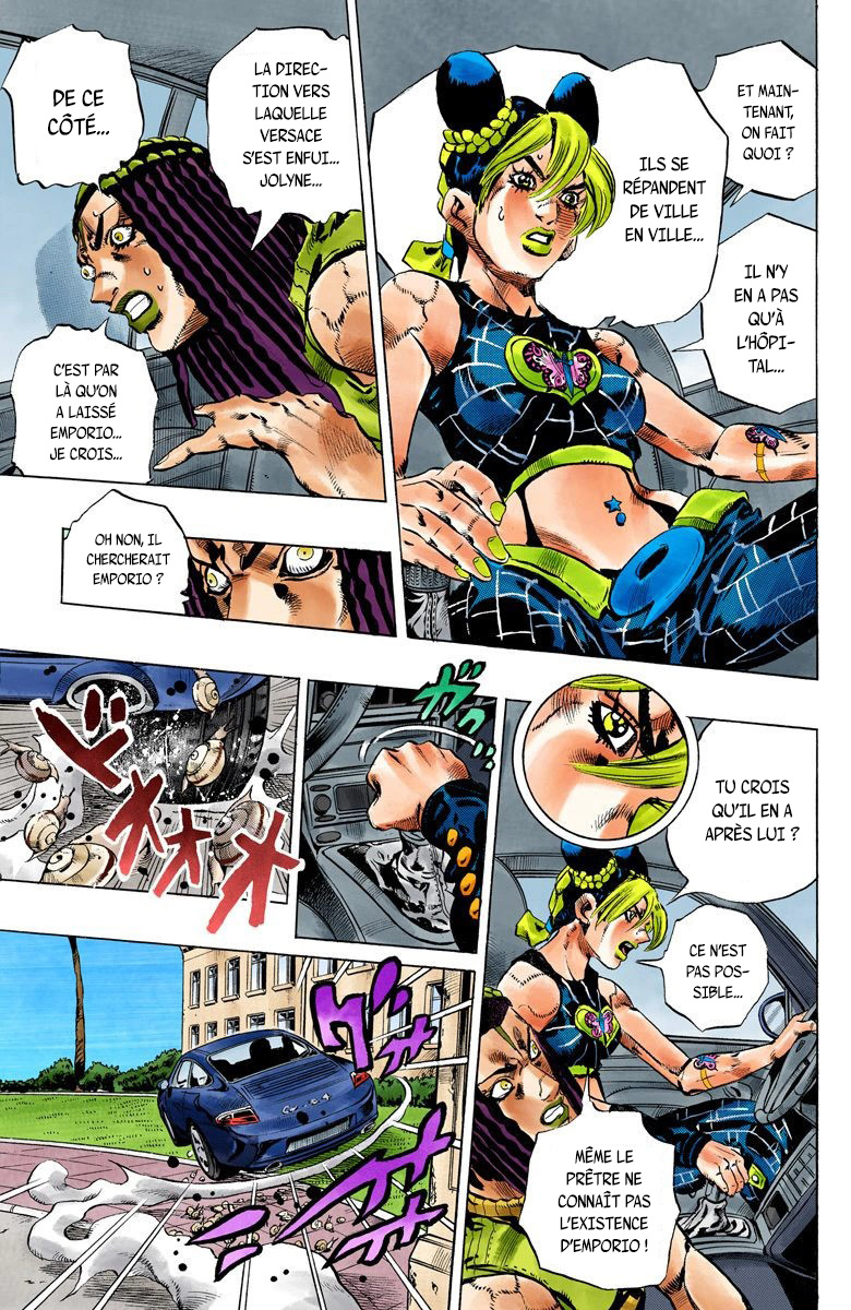 Read JoJo's Bizarre Adventure Part 6 Stone Ocean Official Colored FR Manga Online