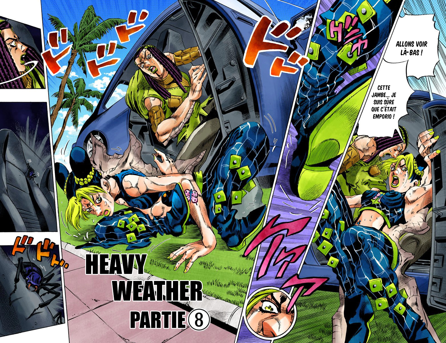 Read JoJo's Bizarre Adventure Part 6 Stone Ocean Official Colored FR Manga Online