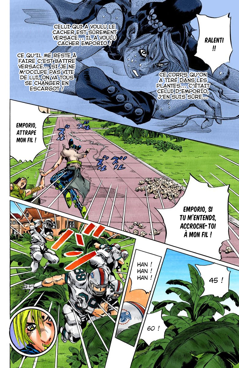 Read JoJo's Bizarre Adventure Part 6 Stone Ocean Official Colored FR Manga Online
