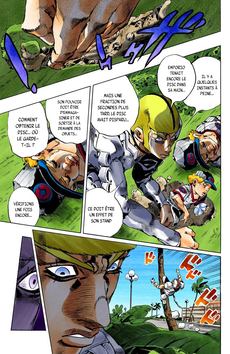 Read JoJo's Bizarre Adventure Part 6 Stone Ocean Official Colored FR Manga Online