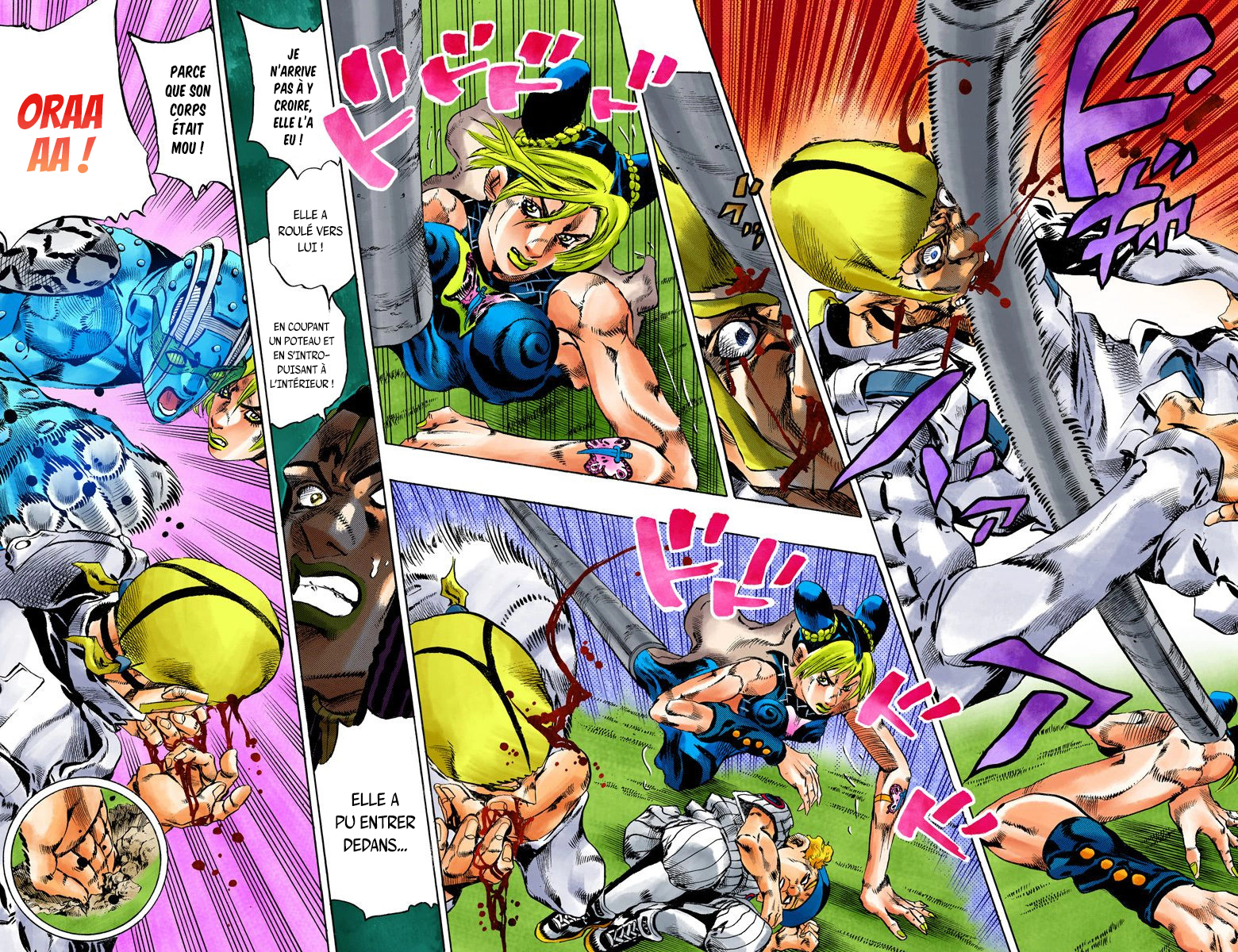 Read JoJo's Bizarre Adventure Part 6 Stone Ocean Official Colored FR Manga Online