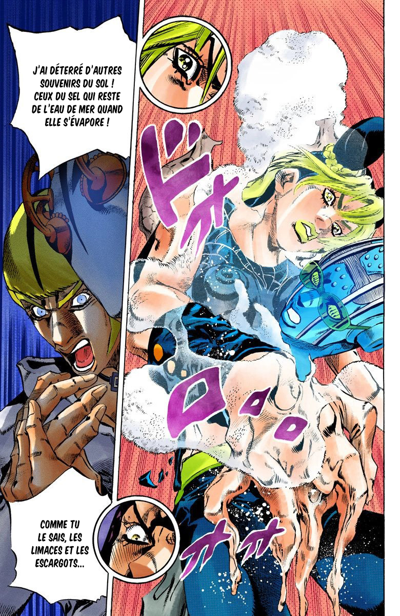 Read JoJo's Bizarre Adventure Part 6 Stone Ocean Official Colored FR Manga Online