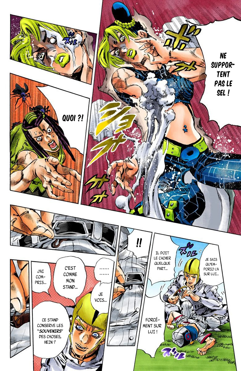Read JoJo's Bizarre Adventure Part 6 Stone Ocean Official Colored FR Manga Online