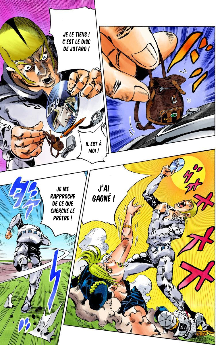 Read JoJo's Bizarre Adventure Part 6 Stone Ocean Official Colored FR Manga Online