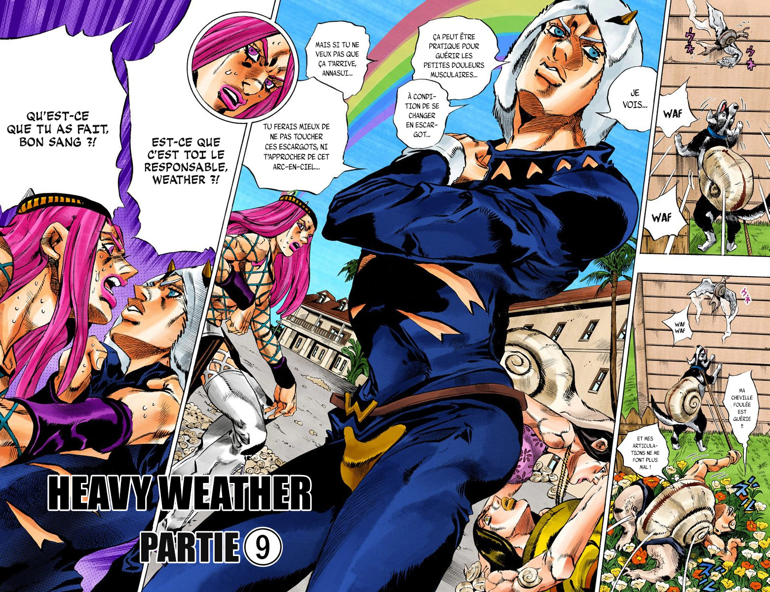 Read JoJo's Bizarre Adventure Part 6 Stone Ocean Official Colored FR Manga Online