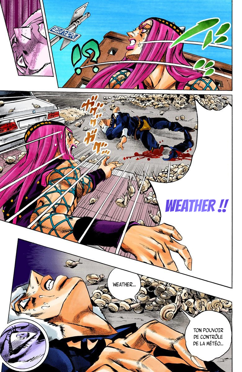 Read JoJo's Bizarre Adventure Part 6 Stone Ocean Official Colored FR Manga Online