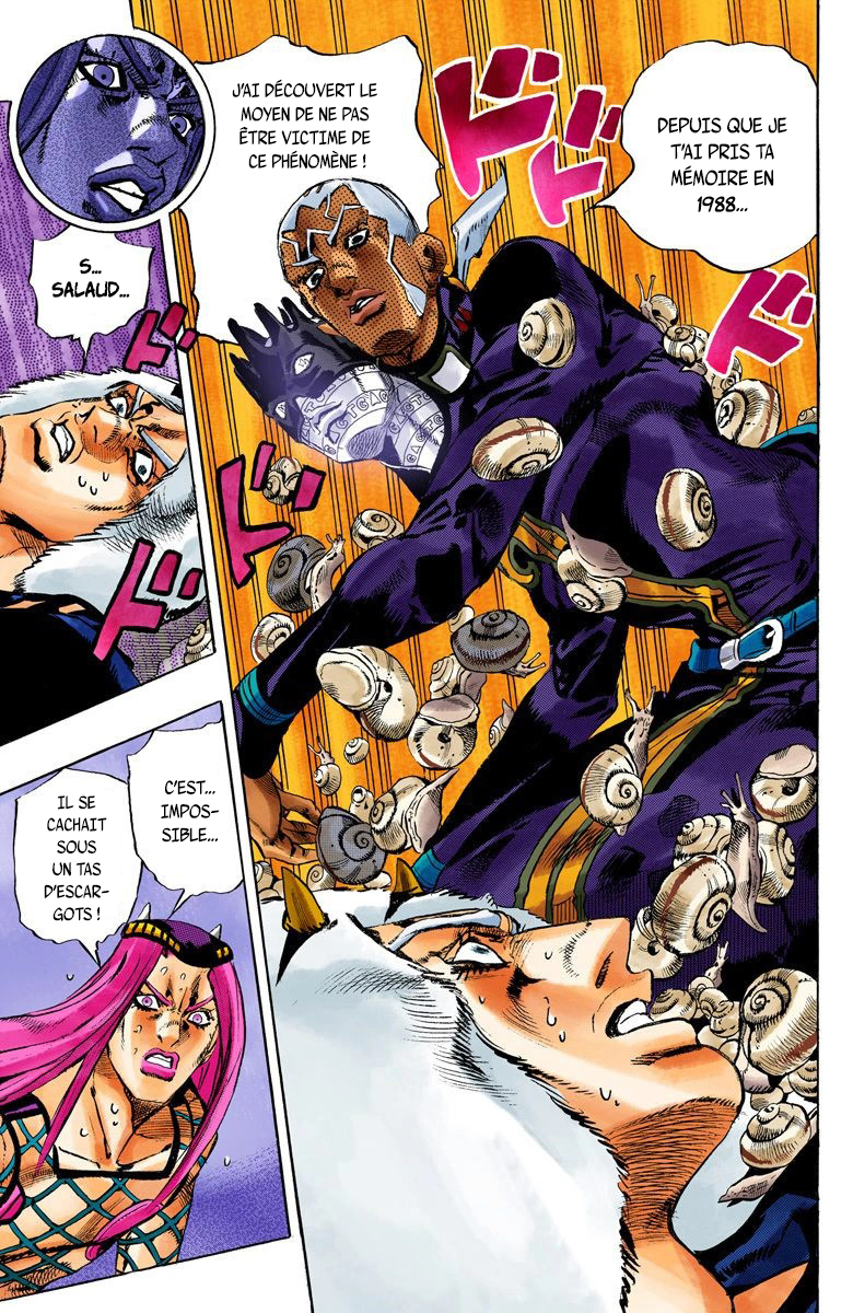 Read JoJo's Bizarre Adventure Part 6 Stone Ocean Official Colored FR Manga Online
