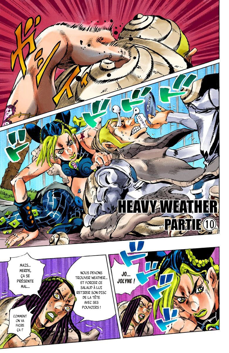 Read JoJo's Bizarre Adventure Part 6 Stone Ocean Official Colored FR Manga Online