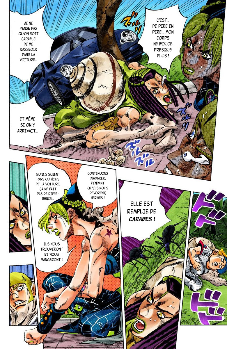 Read JoJo's Bizarre Adventure Part 6 Stone Ocean Official Colored FR Manga Online