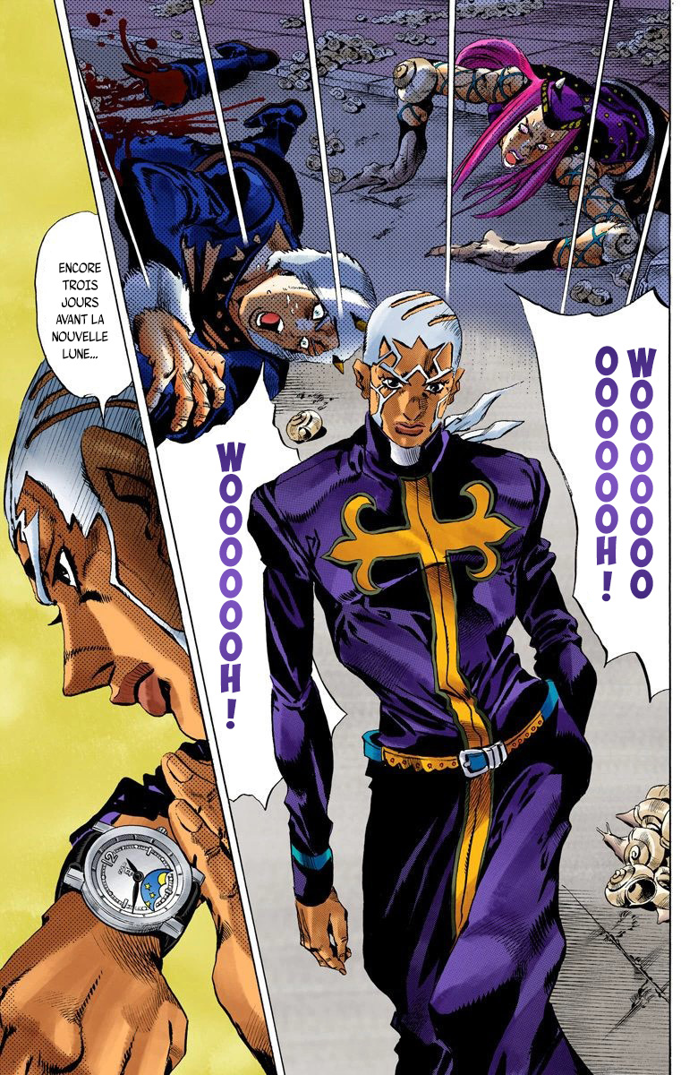 Read JoJo's Bizarre Adventure Part 6 Stone Ocean Official Colored FR Manga Online