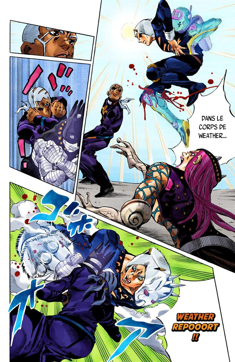Read JoJo's Bizarre Adventure Part 6 Stone Ocean Official Colored FR Manga Online