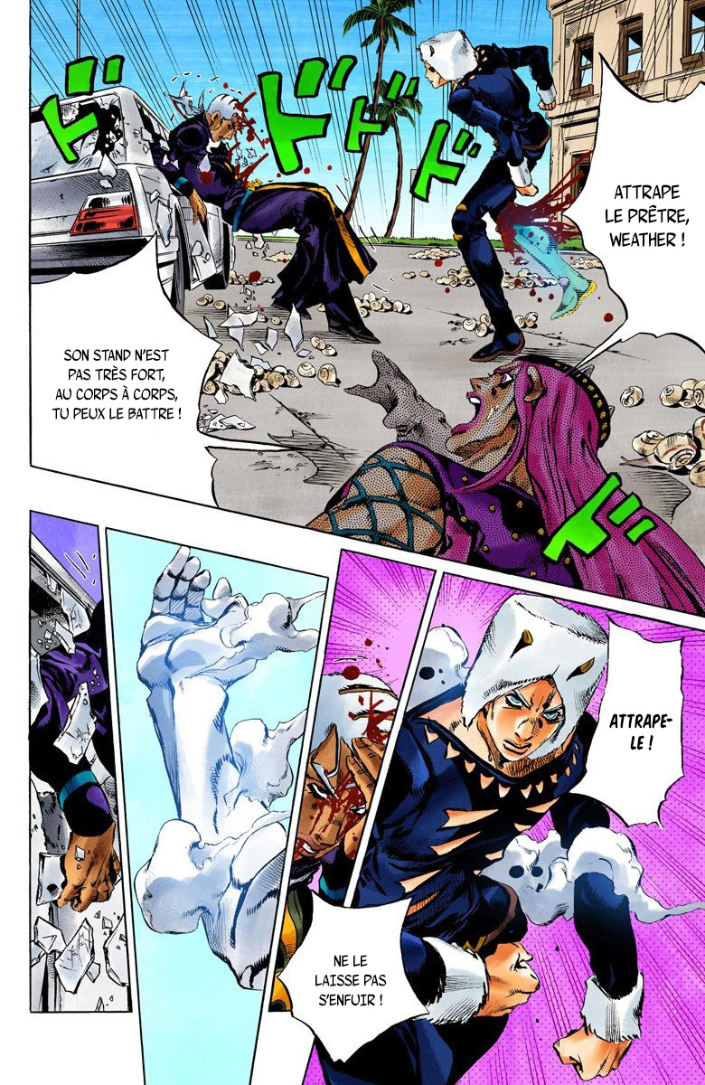 Read JoJo's Bizarre Adventure Part 6 Stone Ocean Official Colored FR Manga Online