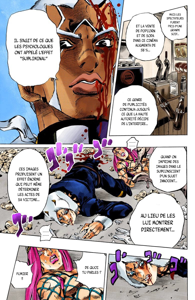 Read JoJo's Bizarre Adventure Part 6 Stone Ocean Official Colored FR Manga Online