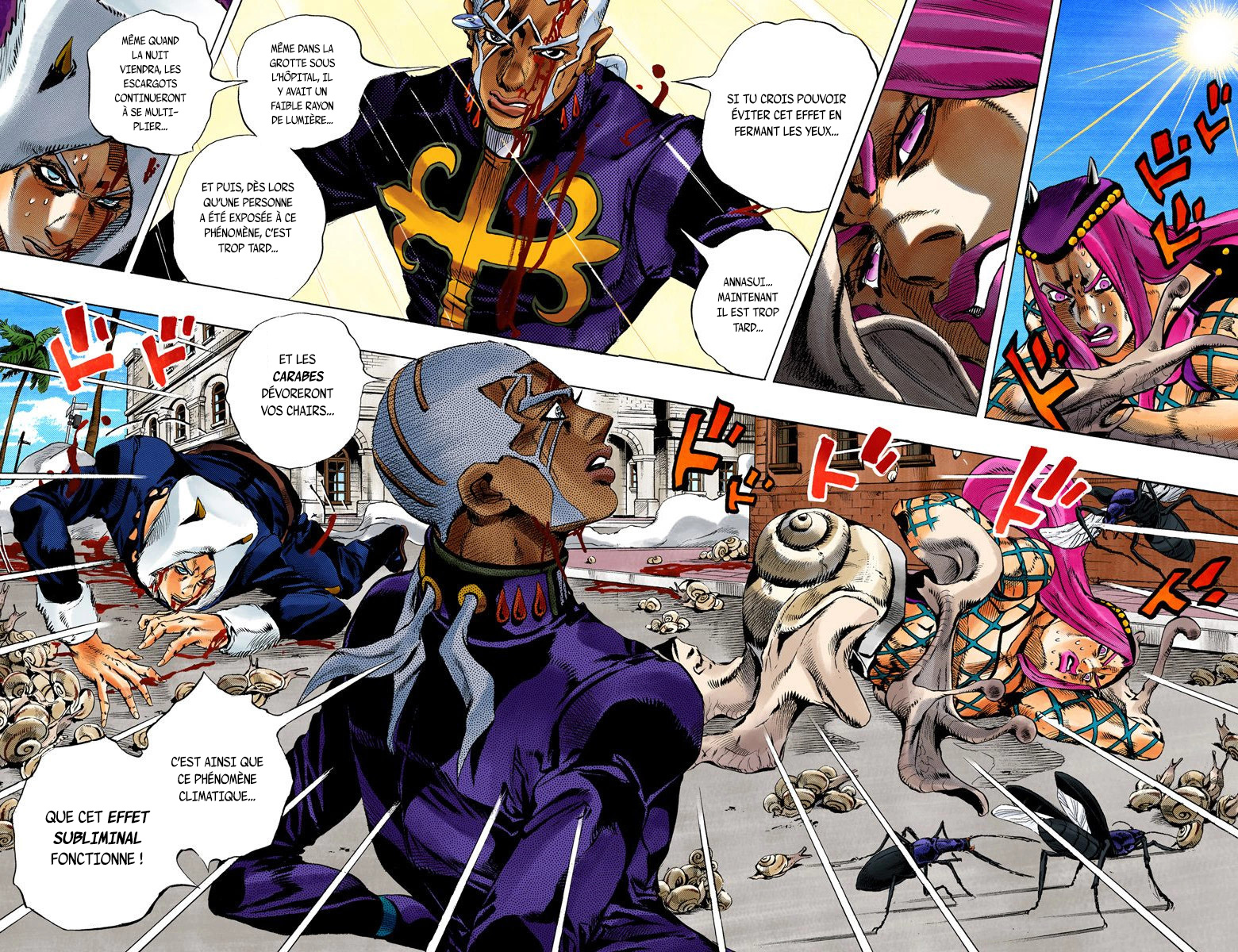 Read JoJo's Bizarre Adventure Part 6 Stone Ocean Official Colored FR Manga Online